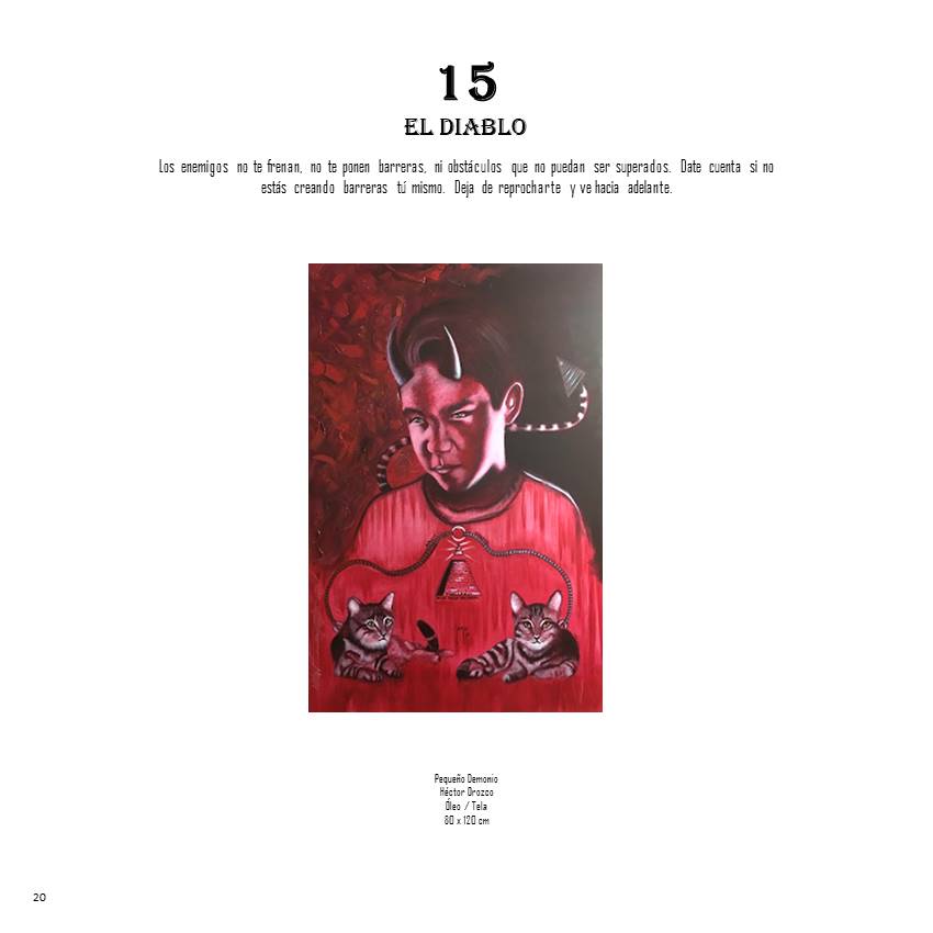 Pequeño Demonio - Héctor Orozco - Óleo / Tela - 120 x 80 cm
