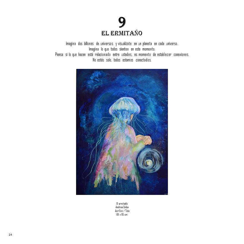  El ermitaño - Andrea Ceiba - Acrílico / Tela - 95 x 69 cm
