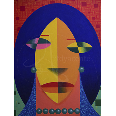  Porque soy mujer - Ornela Moon - Acrílico / Madera - 84 x 61 cm 