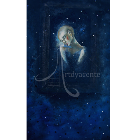 DENTRO DEL COSMOS - NIM OBUN... OLEO/TELA. 89X55 CM