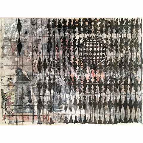Agua  2/4 - Gabriela Girbau  - Mixta / Papel - 21.5 x 29 cm 