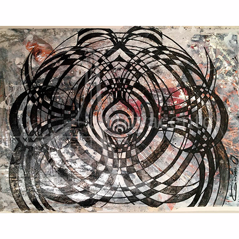 Fuego - Gabriela Girbau  - Mixta / Papel - 21.5 x 29 cm 