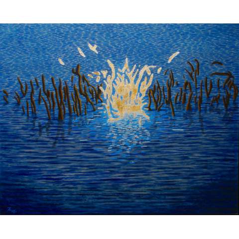 Luz - Iván Goan - Mixta / Tela 80 x 100 cm