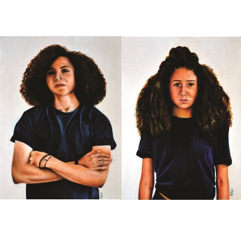 Similares - Gemma Tornero - Óleo / MDF - 31 x 23 cm c/u