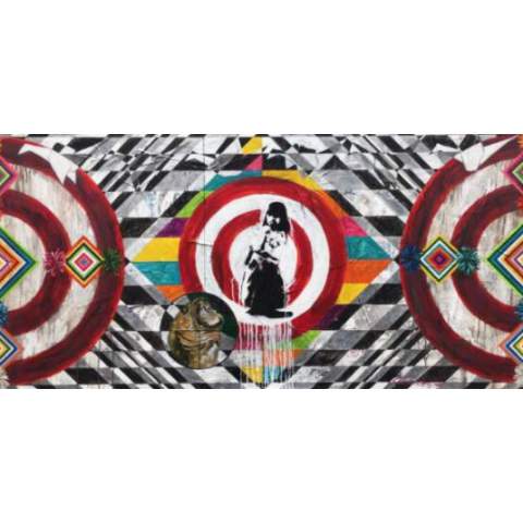 Sin Derechos - Gabriela Girbau - Óleo / Tela 80 X 150 cm