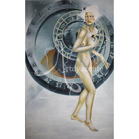  COTIDIANIDAD SOFOCANTE - NIM OBUN… OLEO / LIENZO. 128X79 CM.