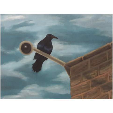 Me lo dijo un pajarito - Antonio Lupus Ripa. Óleo/Tela. 50X70 CM.