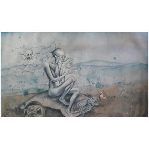 S/T - NIM OBUN… MIXTA/PAPEL. 62X87.5 CM.