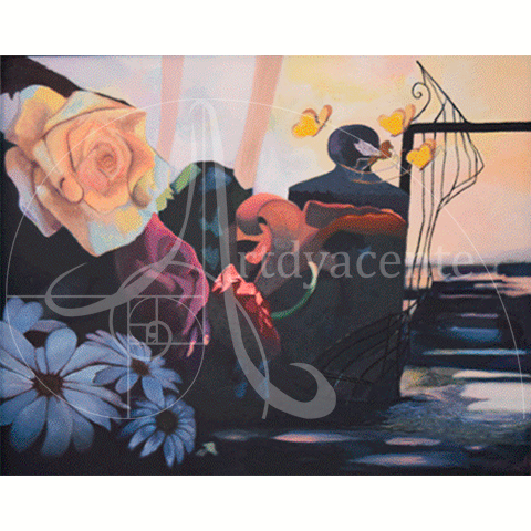 El Tábano - Bida Carrillo - Acrílico / MDF - 80 x 100 cm 