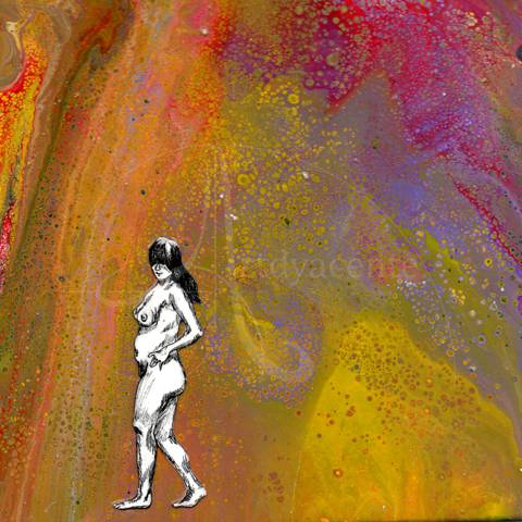  Overview I- VI - Ofelia Cue - Acrílico /cartón – 20 x 20 cm  