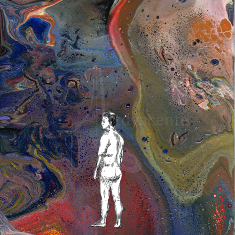  Overview III - VI - Ofelia Cue - Acrílico /cartón – 20 x 20 cm  