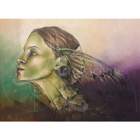  El vuelo de la cigarra - Saúl Limón - Acrílico / Tela - 60 x 80 cm